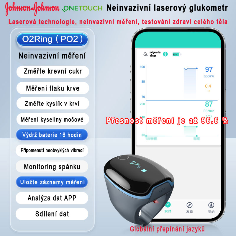 【Vydání nového produktu】Nový neinvazivní laserový glukometr Johnson & Johnson