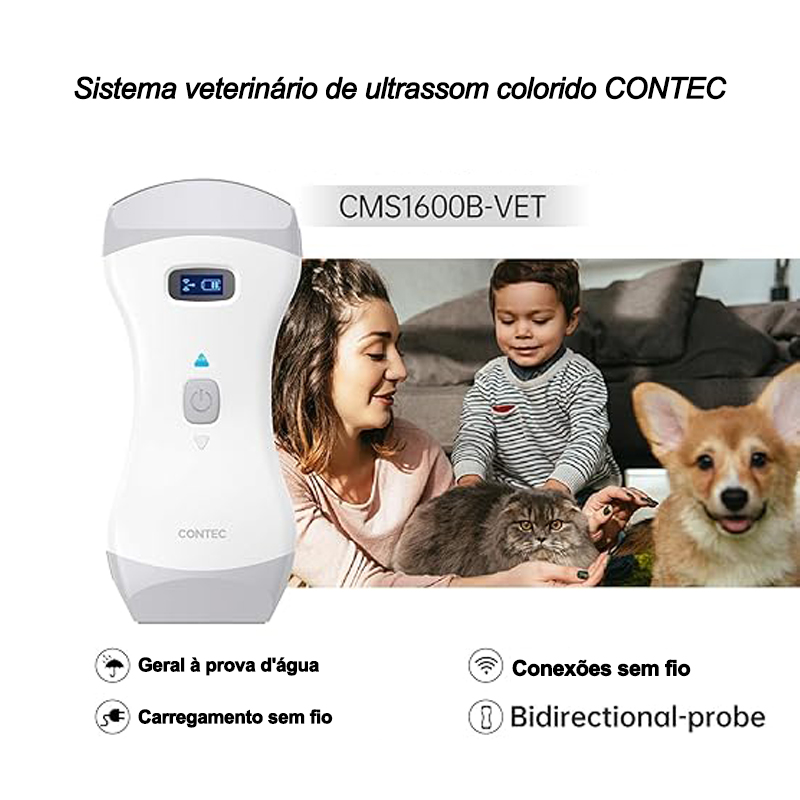 Veterinary Color Doppler Ultrasound Machine Portable Linear and Convex Probes for Animals