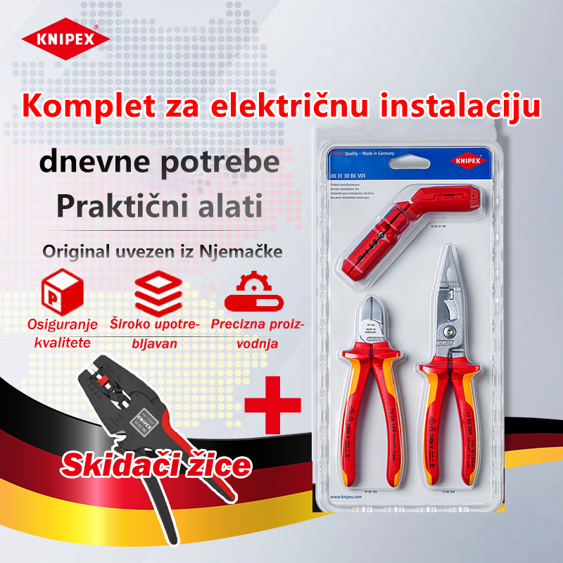  KNIPEX Set of tools for electrical installations
