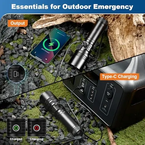 Product Introduction of 【Fathers Day Gift】PHILIPS Safety Ignition Camping Light strong Flashlight 5