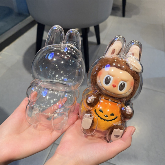 🧸LABUBU transparent protective case dust cover🎁