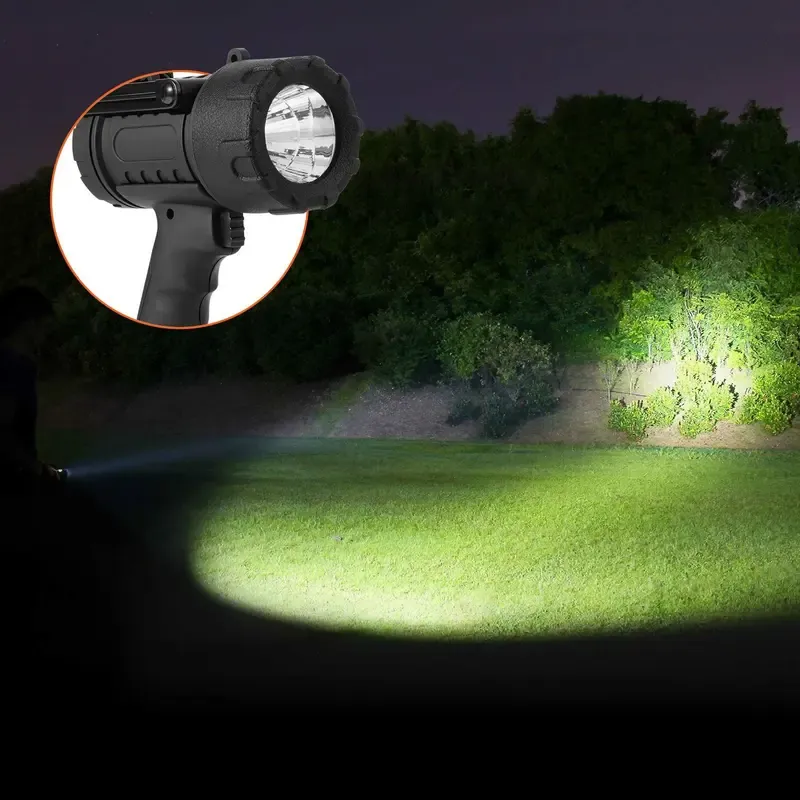 VEVOR Super Bright Rechargeable Spotlight Flashlight 200,000LM Searchlight