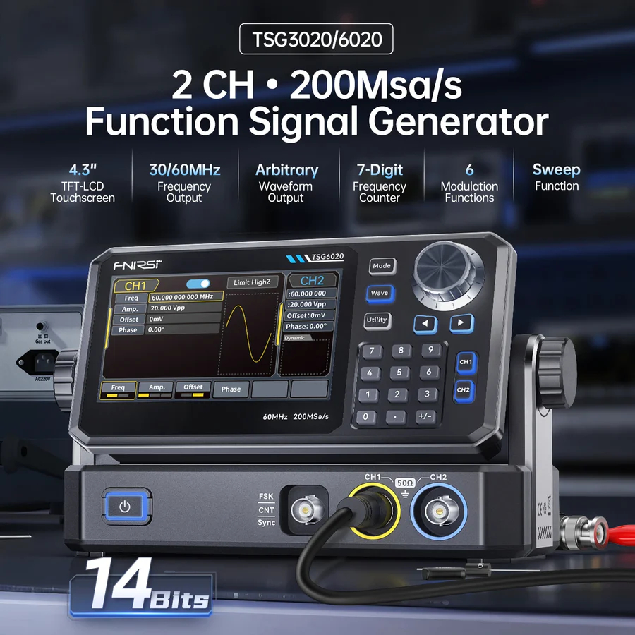 2CH 200MSa/s Function Signal Generator
