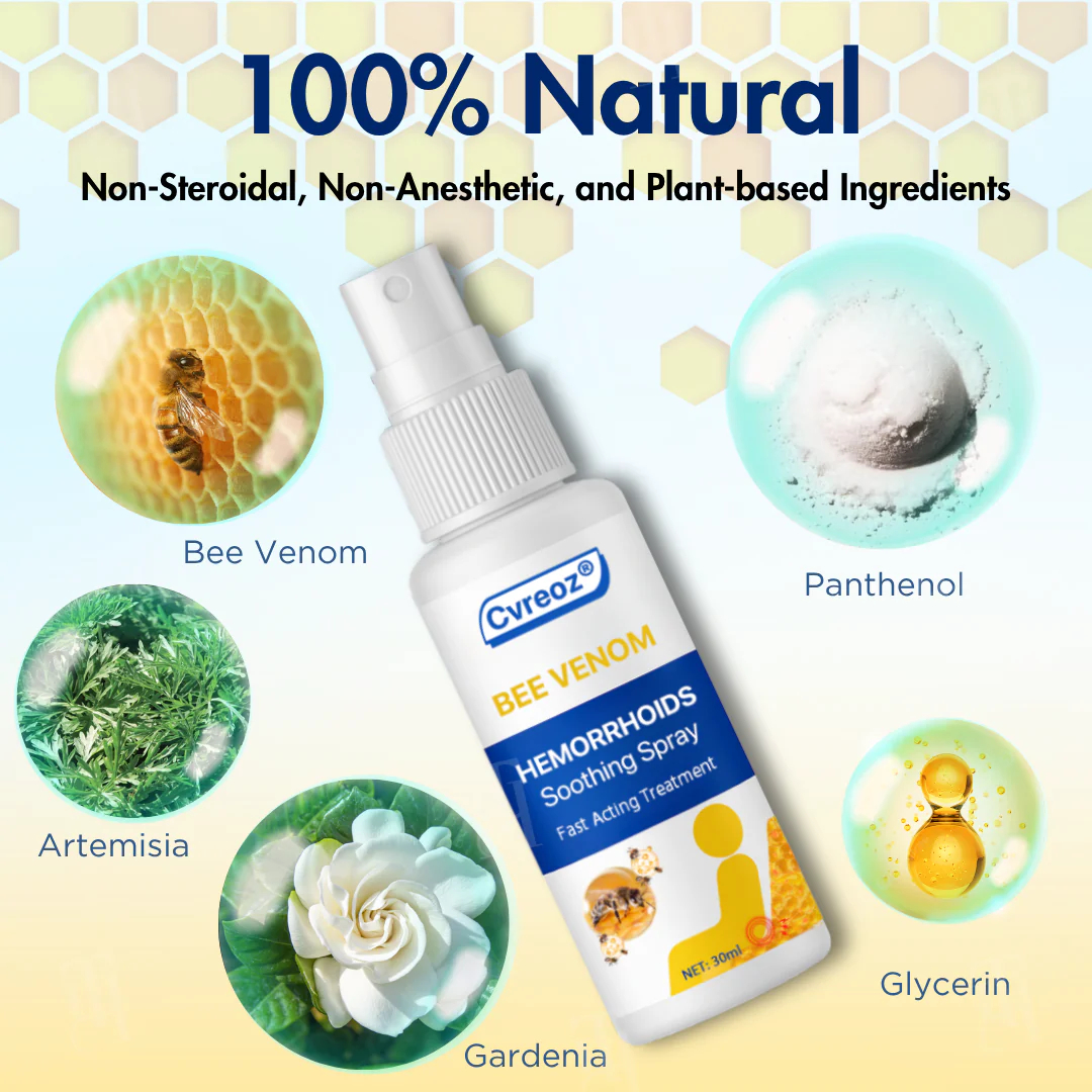 🔥Hot Sales - 50% OFF🔥Bee Venom Hemorrhoids Soothing Spray