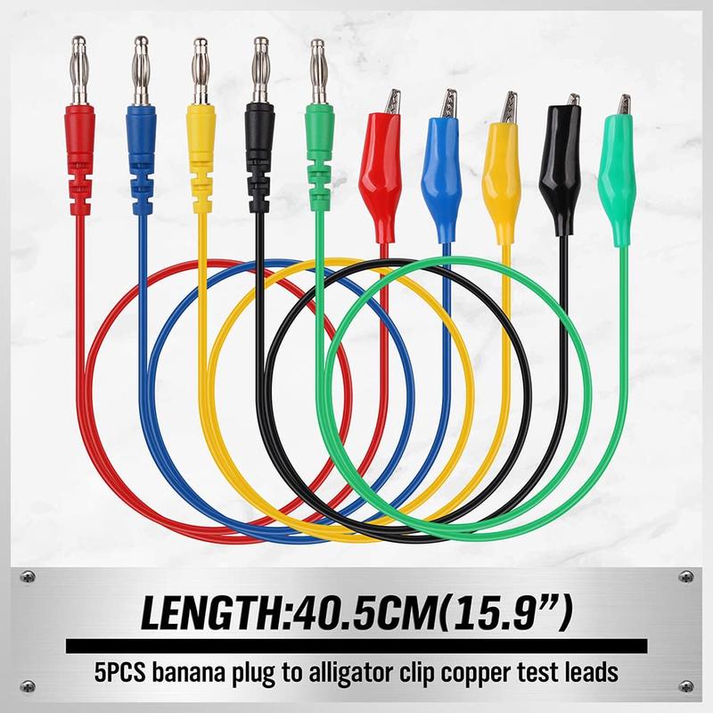 SWANLAKE 22PCS Back Probe Kit, Back Probe Pin Kit hand tool accessory impact coupler tool kit cool mechanic