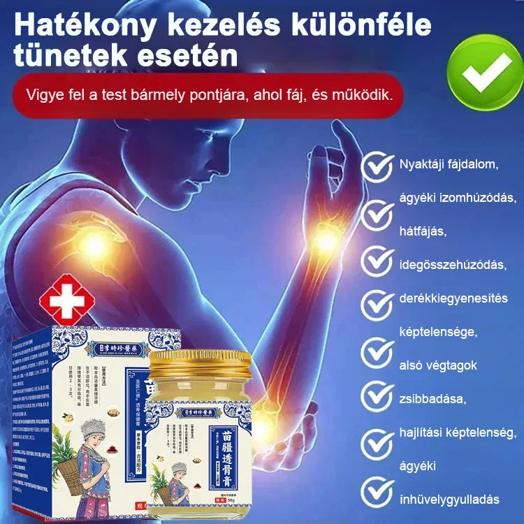 Muscle relaxant and pain reliever Miaojiang joint balm