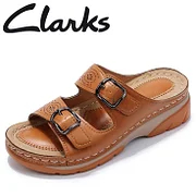 Clarks Breathable Orthopedic Adjustable Ladies Leather Sandals
