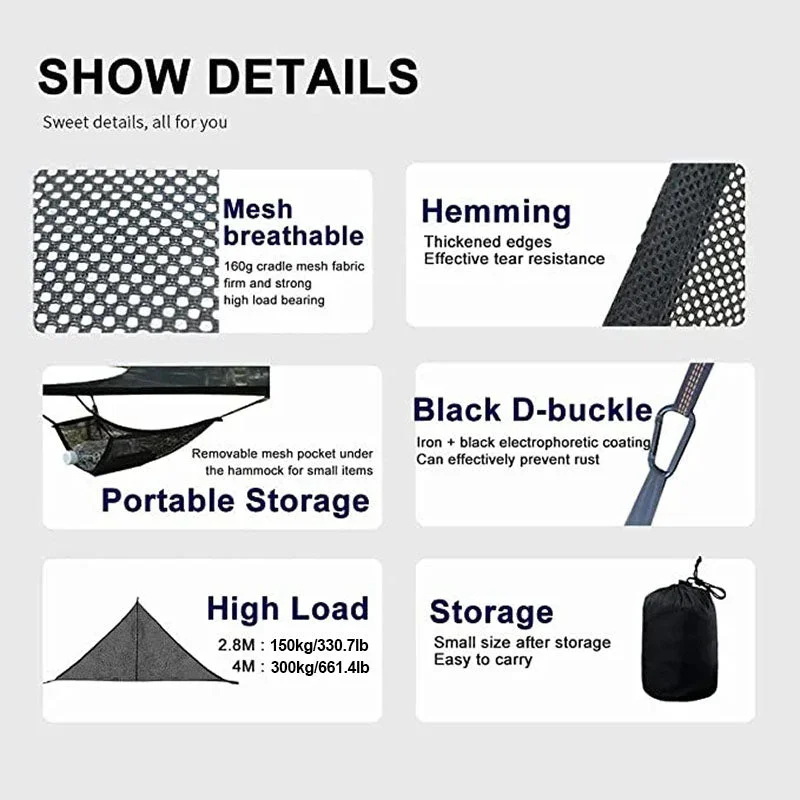 Multi-Person Hammock - Patented 3 Point Design【Limited Time Promotion 70% OFF】