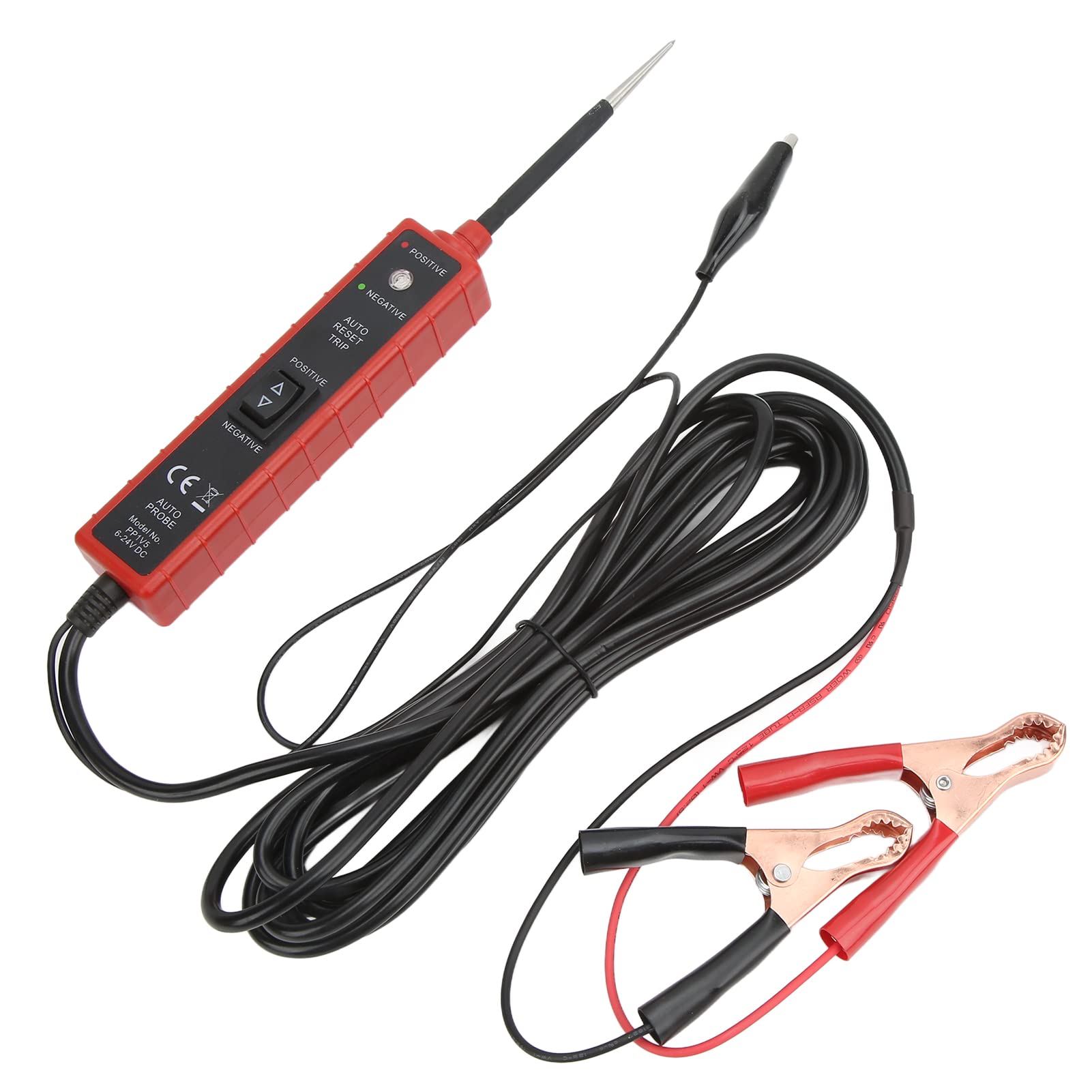 Car Circuit Probe Tester Diagnostic Tool Short Circuit Protection Red Dc 6 24v For Automotive Power