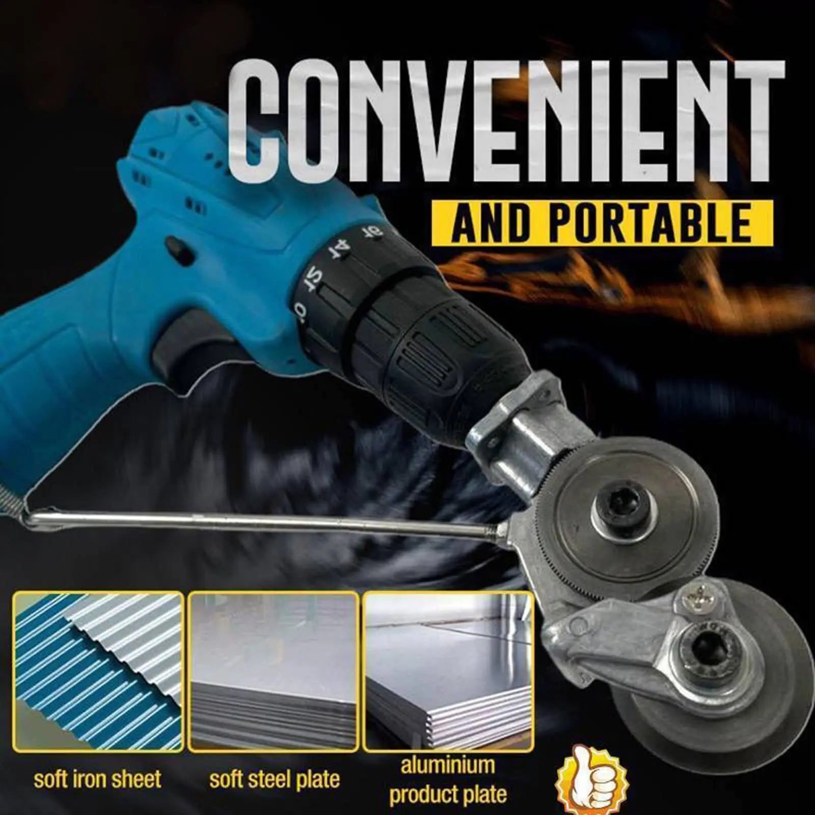 🔥New Year Promotion 49% OFF🔥Electric Drill Shears Attachment Cutter 