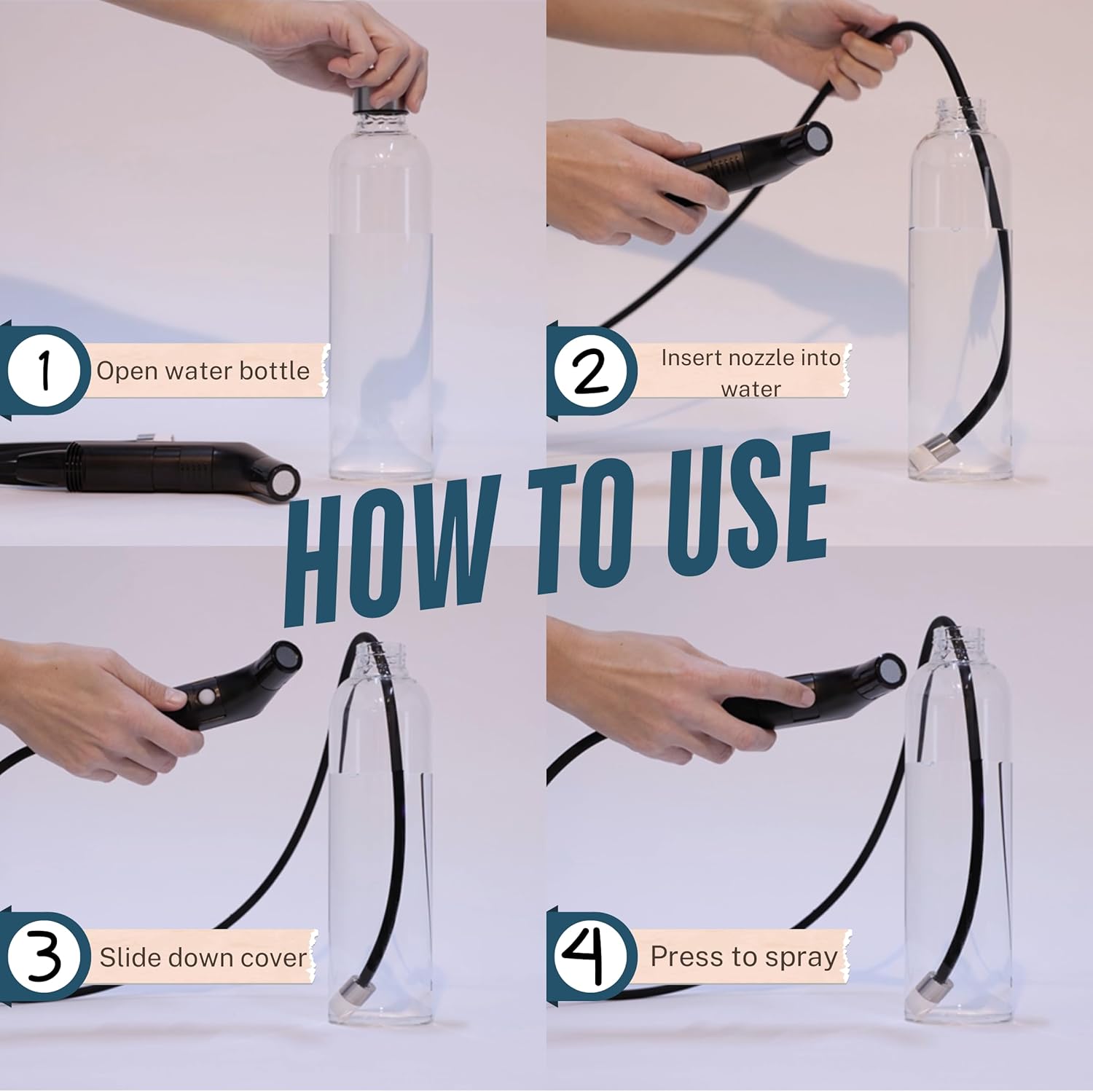 Portable Electric Rechargeable Travel Bidet, Mini Pressure Sprayer for Bathroom and Outdoor, Ideal for Travel