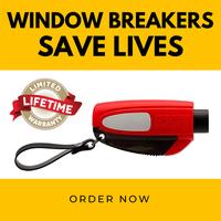 2-in-1 Emergency Window Breaker & Seatbelt Cutter