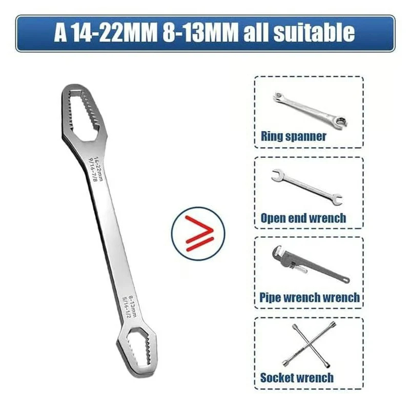 8-22mm Universal Torx Wrench | Self-Tightening & Non-Slip