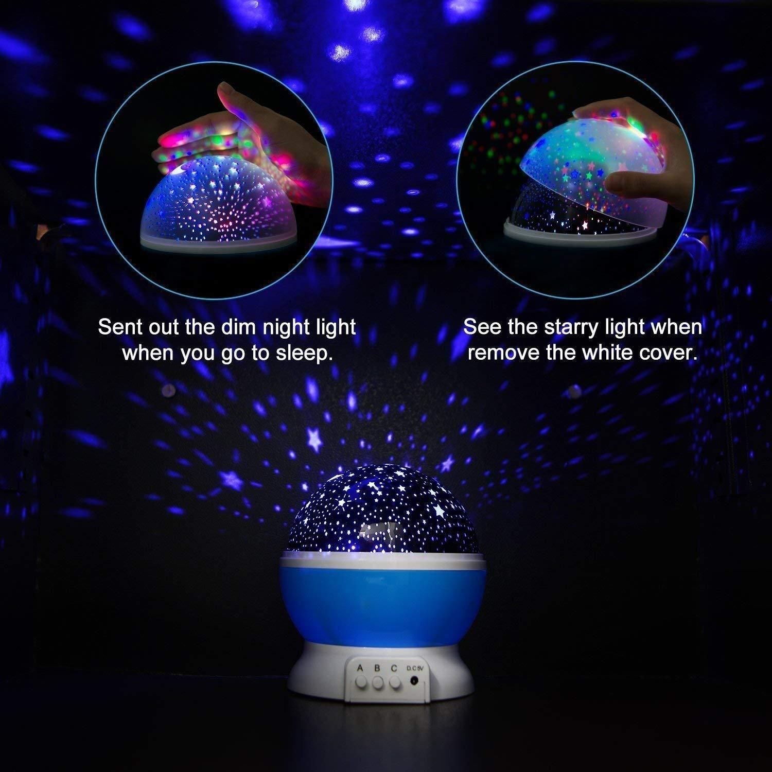 STAR MASTER DREAM COLOR CHANGING ROTATING PROJECTION LAMP ✨ WITH BLINKER LIGHT 🚥