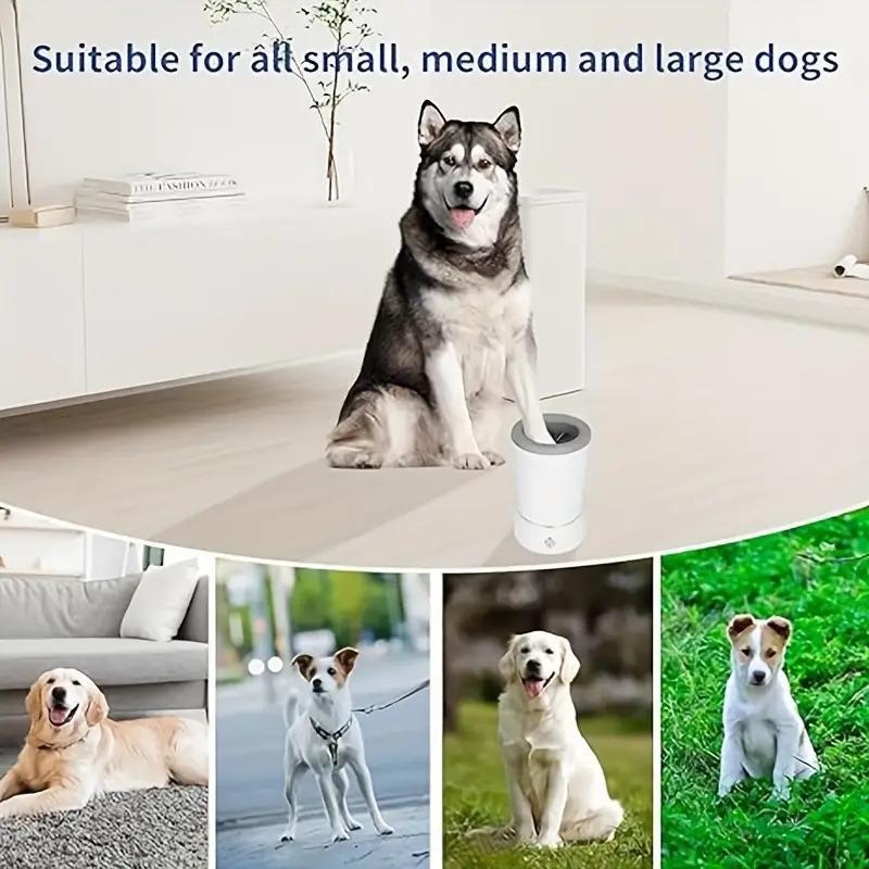 USB Rechargeable Pet Paw Cleaner, Automatic Pet Paw Cleaning Cup, Pet Paw Cleaning Tool, Pet Grooming Tool, Dog & Cat Grooming Supplies