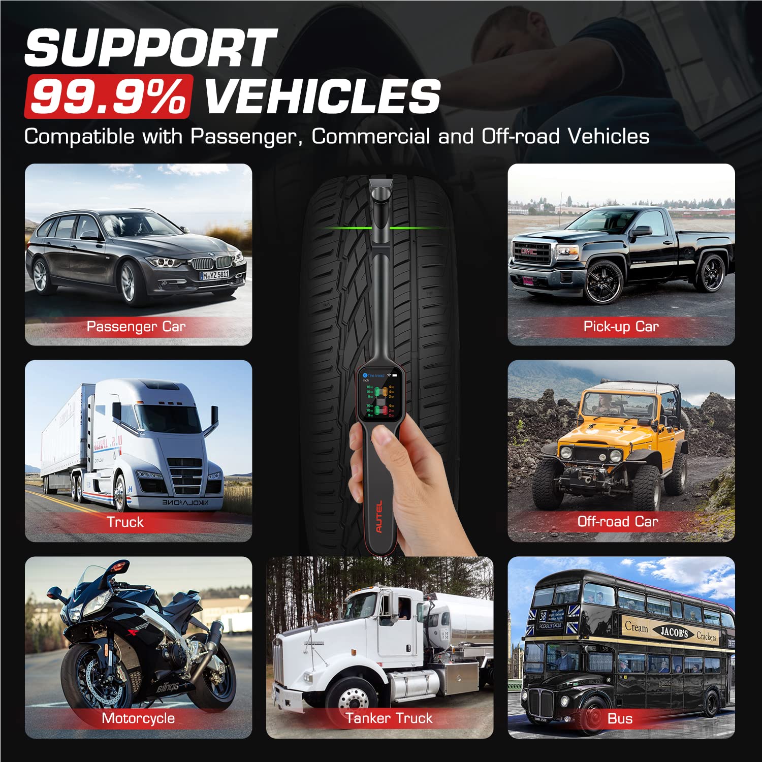 Autel MaxiTPMS TBE200 Vehicle Coverage