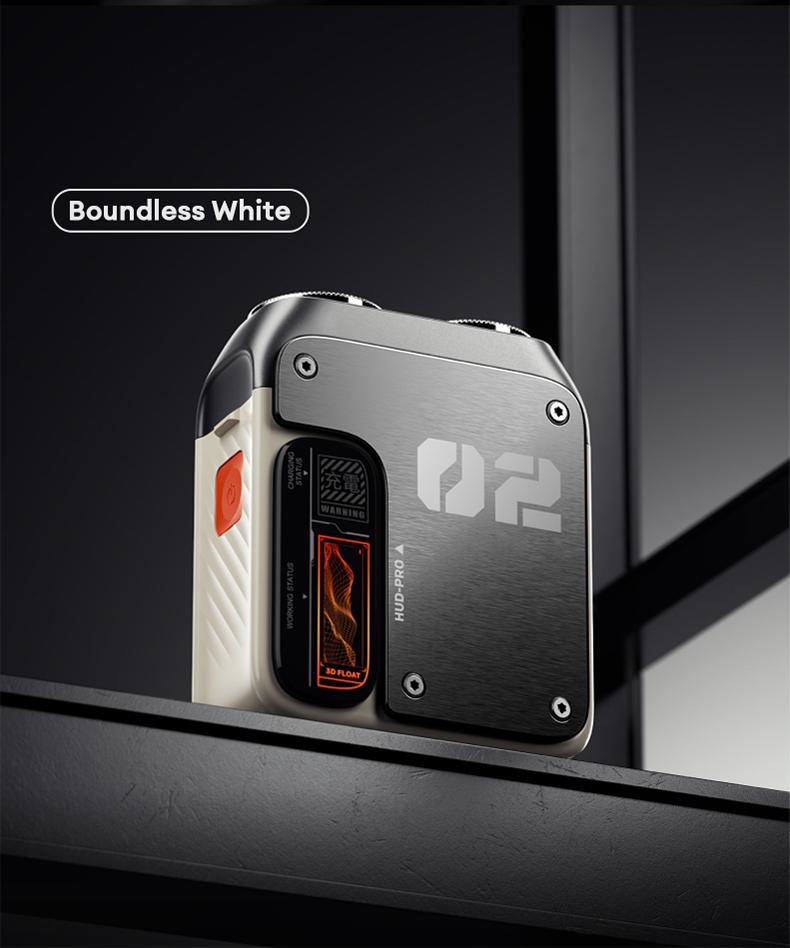 PAXA Mini Electric Shaver - Magnetic Dual Blades Curved Blade Mesh Waterproof Skin-Friendly Washable Rechargeable High-Speed Motor with Long-Lasting Battery Compact Portable Facial Matte Smooth