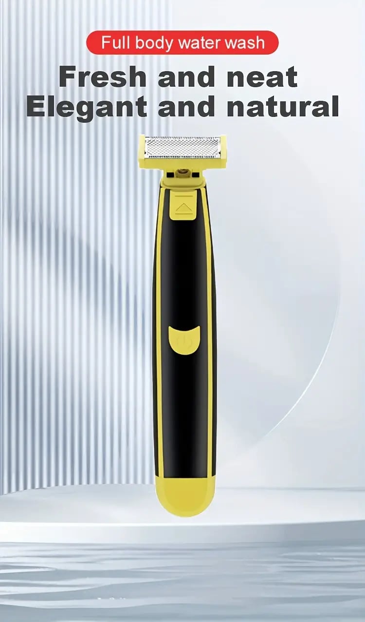 full body washed mens wet and dry shaver details 0