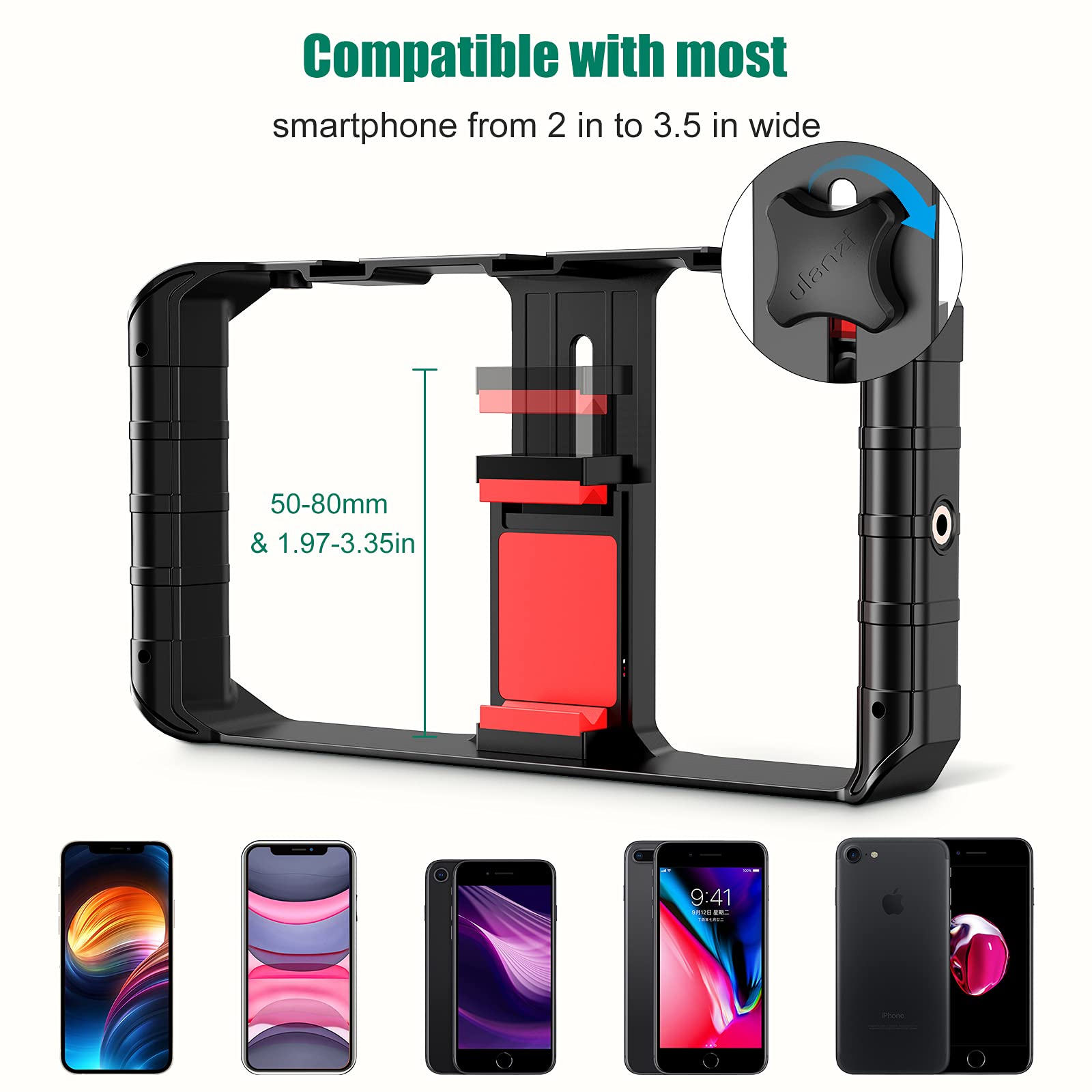 Smartphone Video Rig Handheld Phone Video Cage 