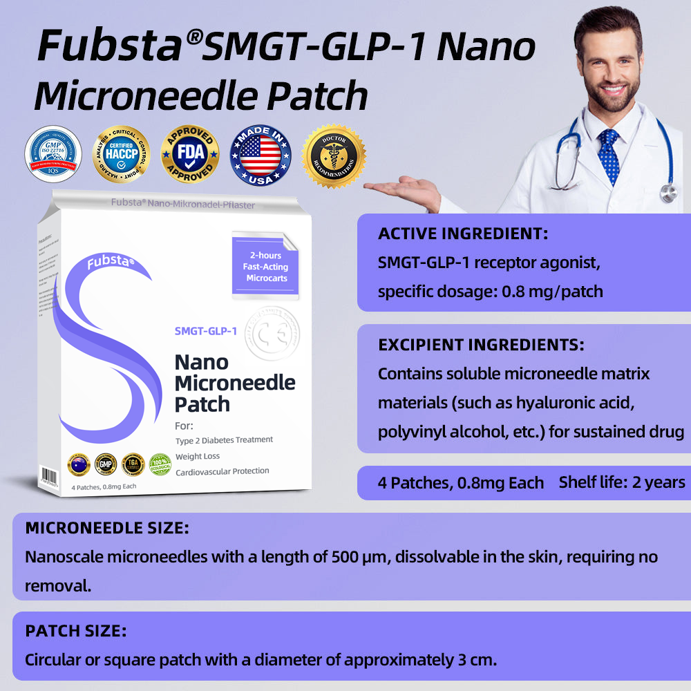 Nano Microneedle Patch 2.0 (✅Painless, long-lasting, for diabetes, obesity and cardiovascular disease) - 🔥Effective in 7 days