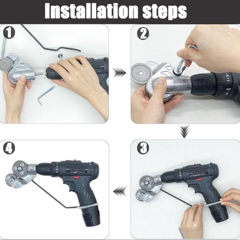 Sheet Metal Cutter Drill Attachment, Electric Drill Shears Attachment Cutter, Nibbler Drill Attachment for Cutting Iron, Steel, Copper, Aluminum