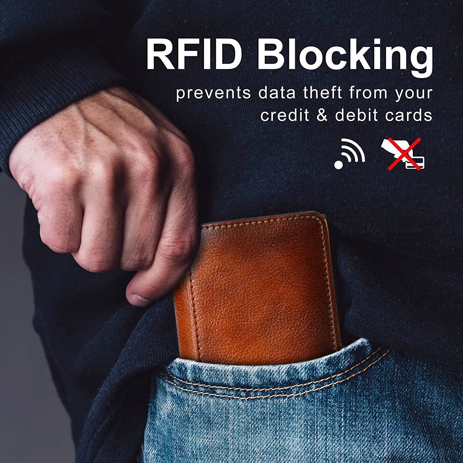 🔥🎁2023-Christmas Hot Sale🎁-49% OFF-🔒RFID🔒Genuine Leather Wallet for Men💰