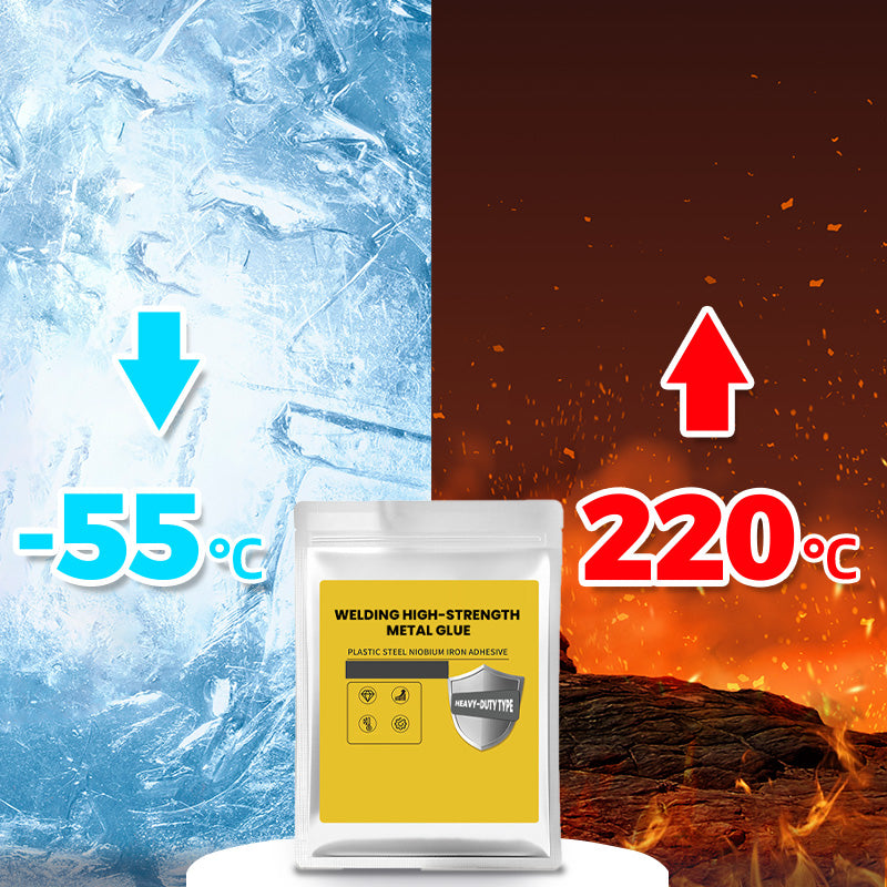 Welding of high-strength metal adhesive