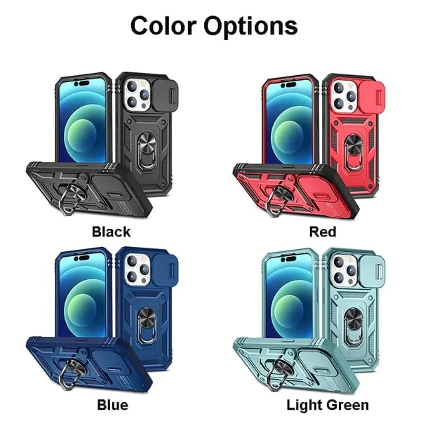 🔥Magnetic Car Finger Ring 3-in-1 Phone Case