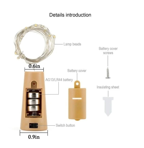 (HOT SALE NOW-50% OFF) BOTTLE LIGHTS ( Battery Included - Replaceable )(Buy 10 Extra 15%OFF)