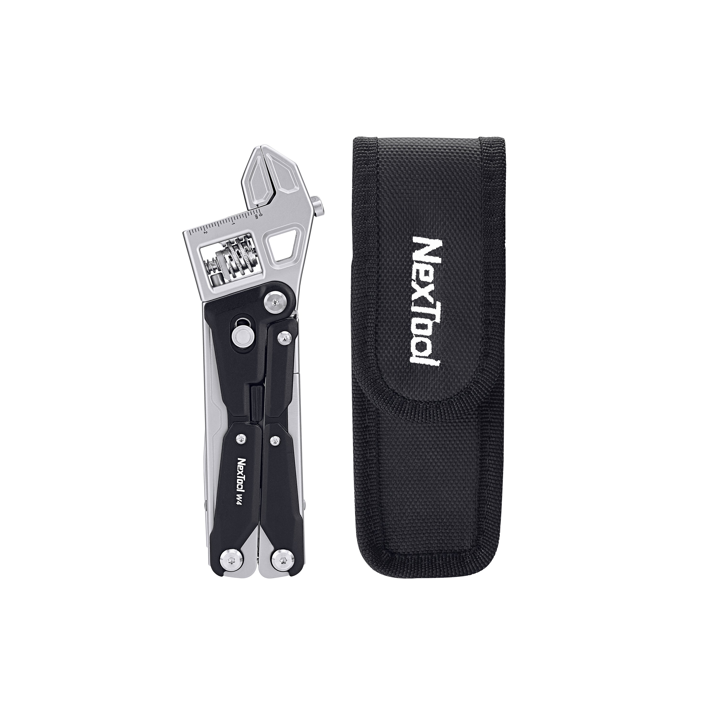 Adjustable Ratchet Wrench Multitool, 11-IN-1 Foldable EDC Tool