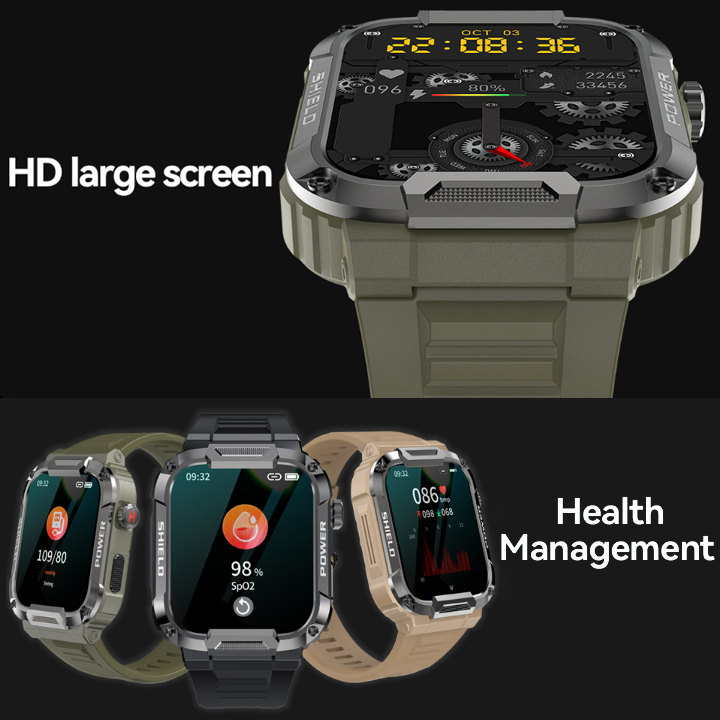 Rugged Military Smart Sport Watch Ultra