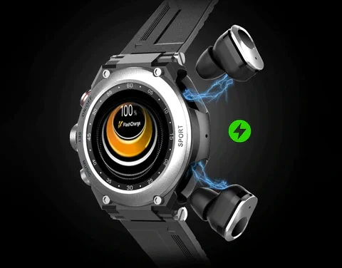 Buy 1 Get 1 Free⏰Smartwatch with Wireless Earphones(Works with iPhone & Android)