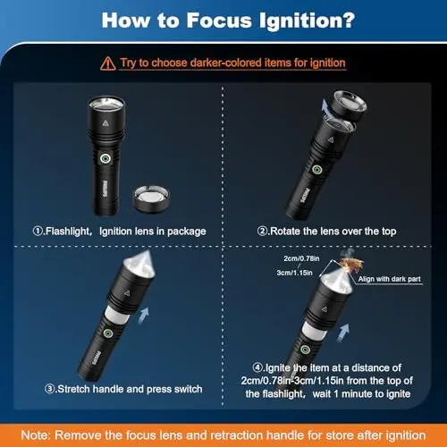 Product Introduction of 【Fathers Day Gift】PHILIPS Safety Ignition Camping Light strong Flashlight 1