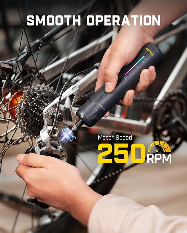 Electric Screwdriver, Cordless Screwdriver Set, 7 Torque Settings, 0.5 to 6N.m, 20 Magnetic Bits