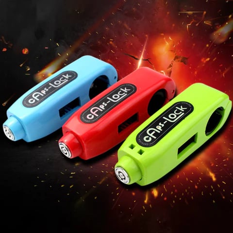 CapsLock Effective Motorcycle Grip Lock Security