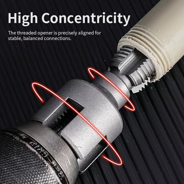 Integrated Internal & External Pipe Threading Tool