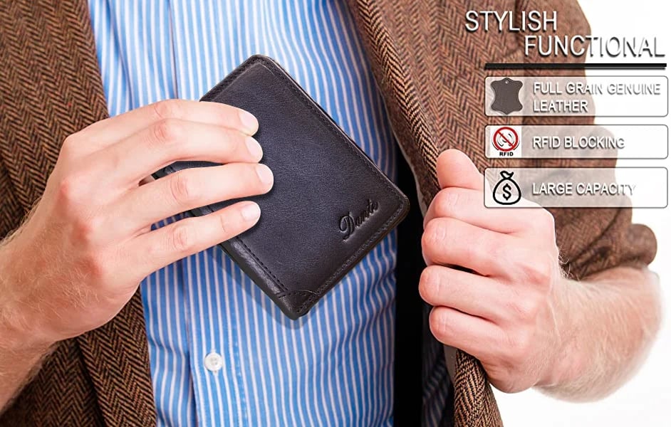 🔥🎁2023-Christmas Hot Sale🎁-49% OFF-🔒RFID🔒Genuine Leather Wallet for Men💰
