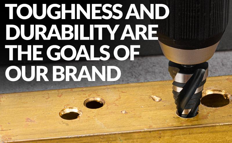 【TikTokShopBlackFriday 】THINKWORK 3-Pc HSS Step Drill Bit Set with Tool Box 1/4" Shank for Aluminum Wood & Plastic Cobalt Step Universal Power Drilling Tools - Hardware