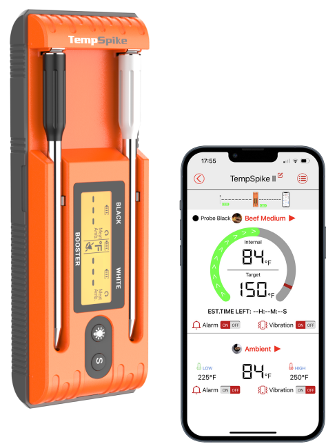 TP962 Twin TempSpike Wireless Meat Thermometer