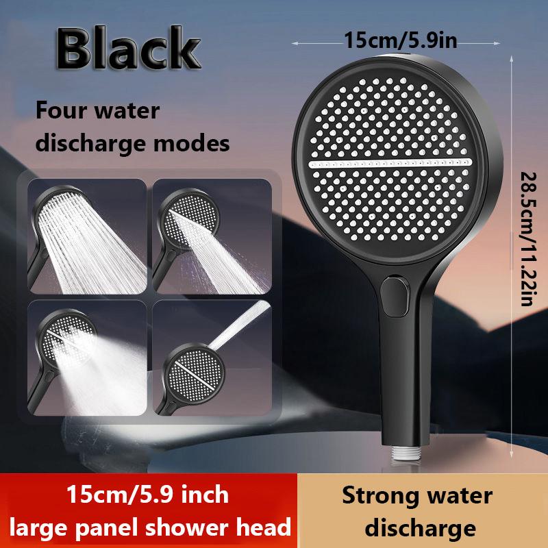 Shower Head Hose&Bracket,Shower Head Set With 1.5m Hose,Bathroom Shower Equipment