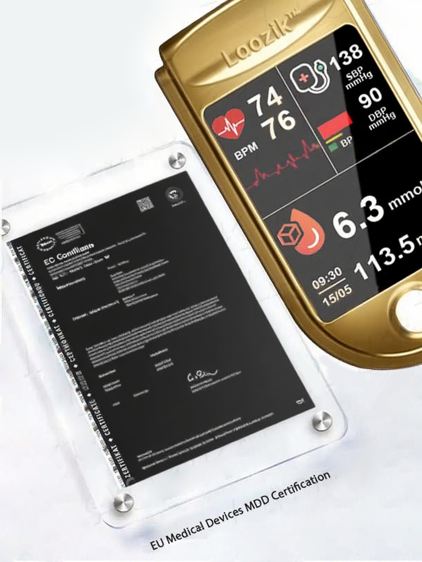 3-in-1 Health Monitor Painless Test - Extremely Fast Readings - Accurate Tracking ✅ Blood Sugar ✅ Heart Rate ✅ Blood Oxygen All-in-One!