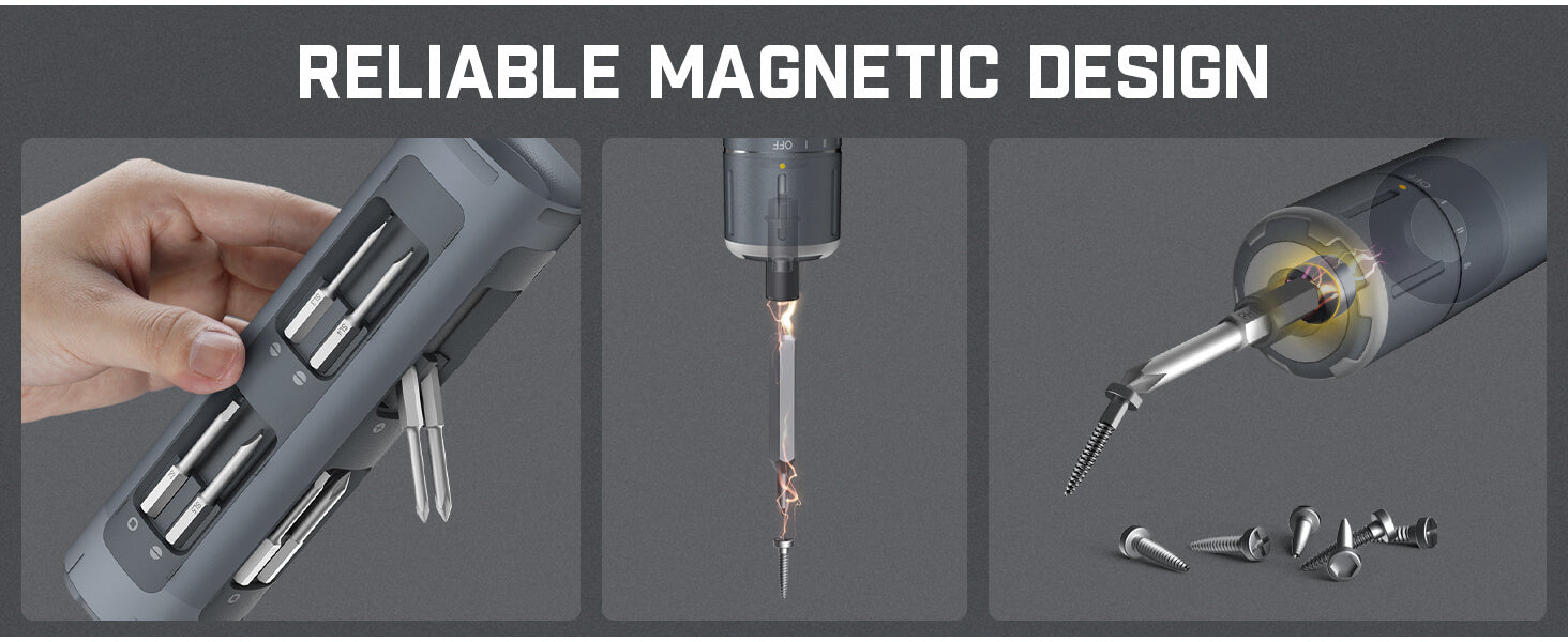 Fanttik NEX S1 Pro Cordless Power Screwdriver, Electric Screwdriver Set with 16 Bits