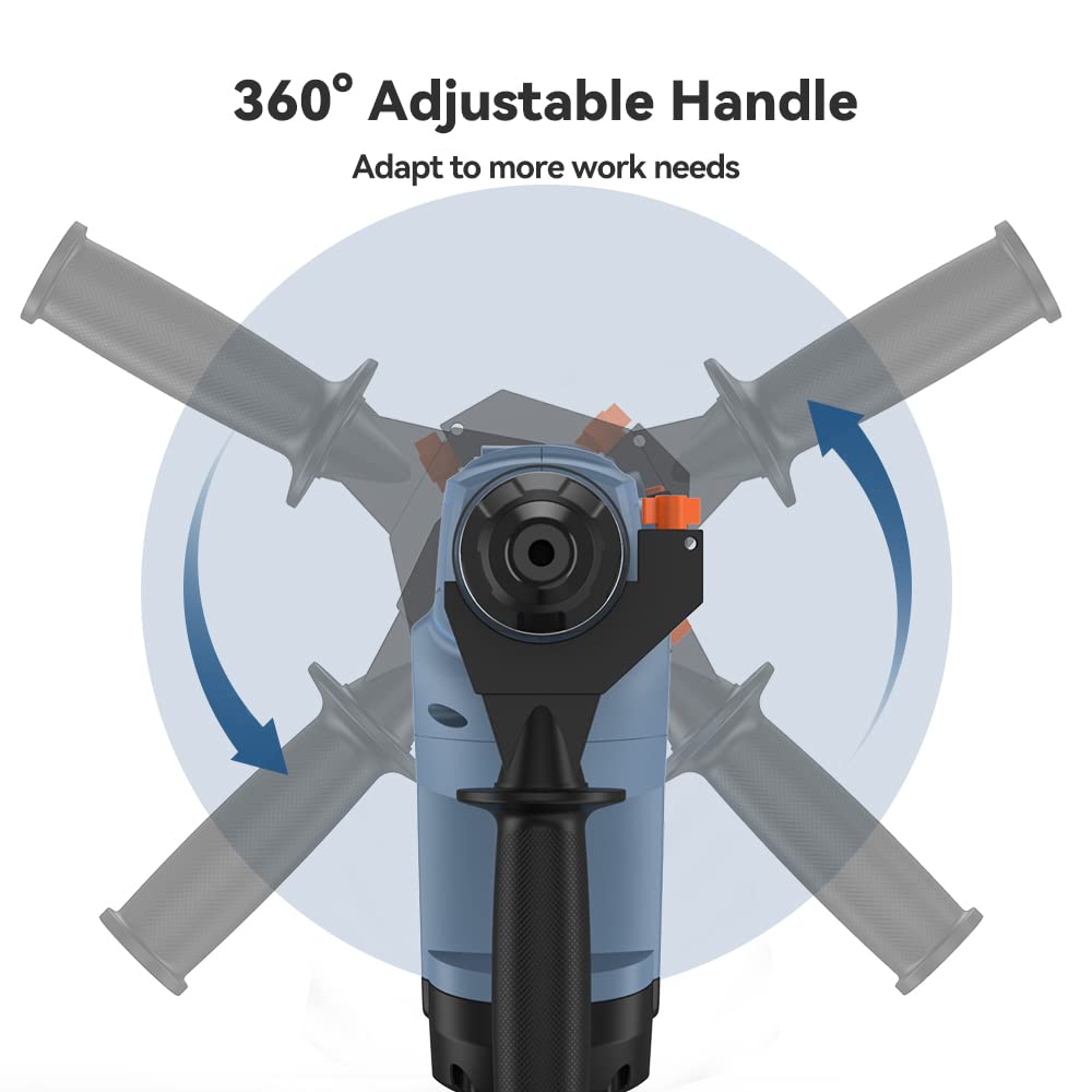 Rotary Hammer Drill Handife 12.5 Amp 1500W Heavy Duty Hammer