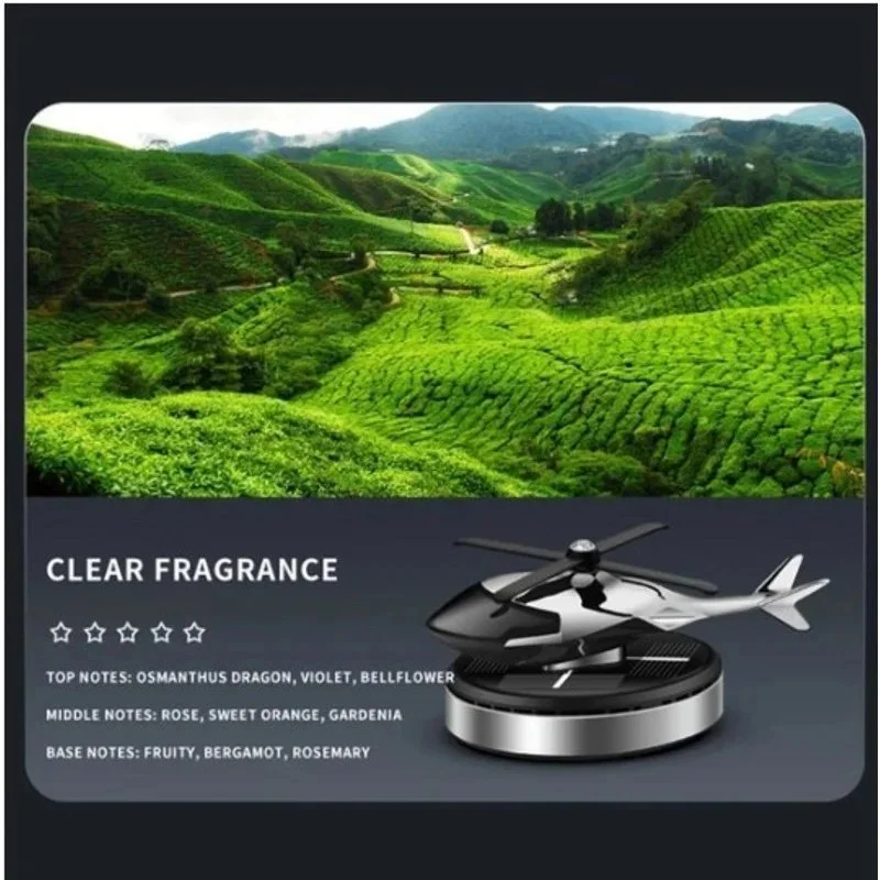 Metal Solar Helicopter Air Freshener