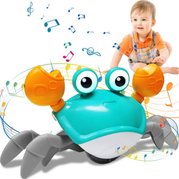 GOATYGOATY® CRAWLING CRAB BABY TOY: INTERACTIVE AND EDUCATIONAL TOY FOR BABIES