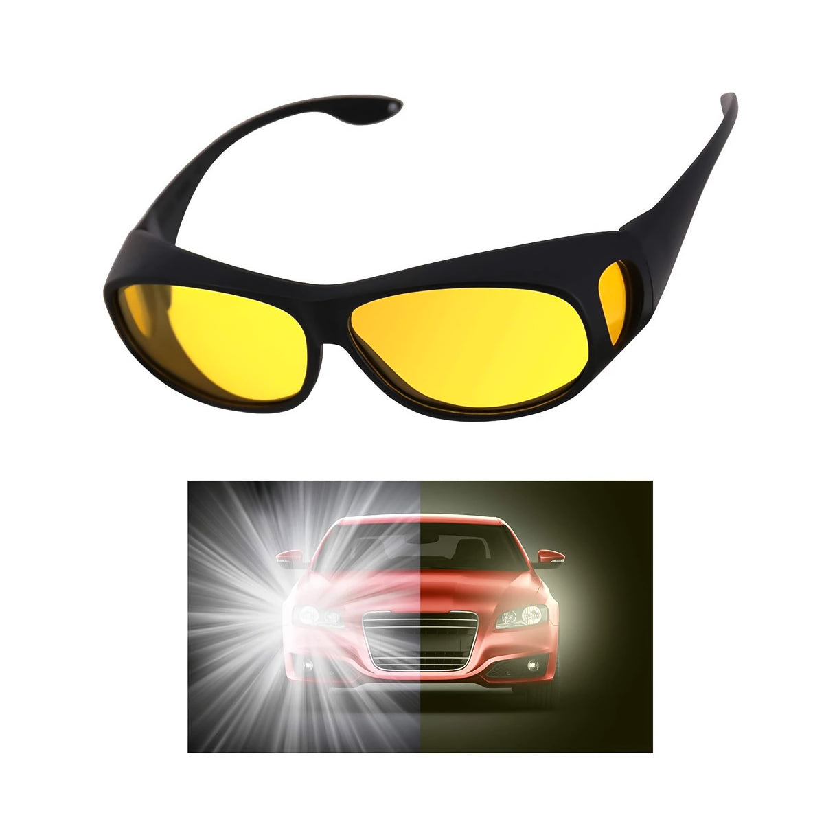 Clear Night View UV Polarized Glasses 