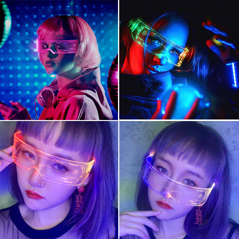 Cyberpunk LED Glasses