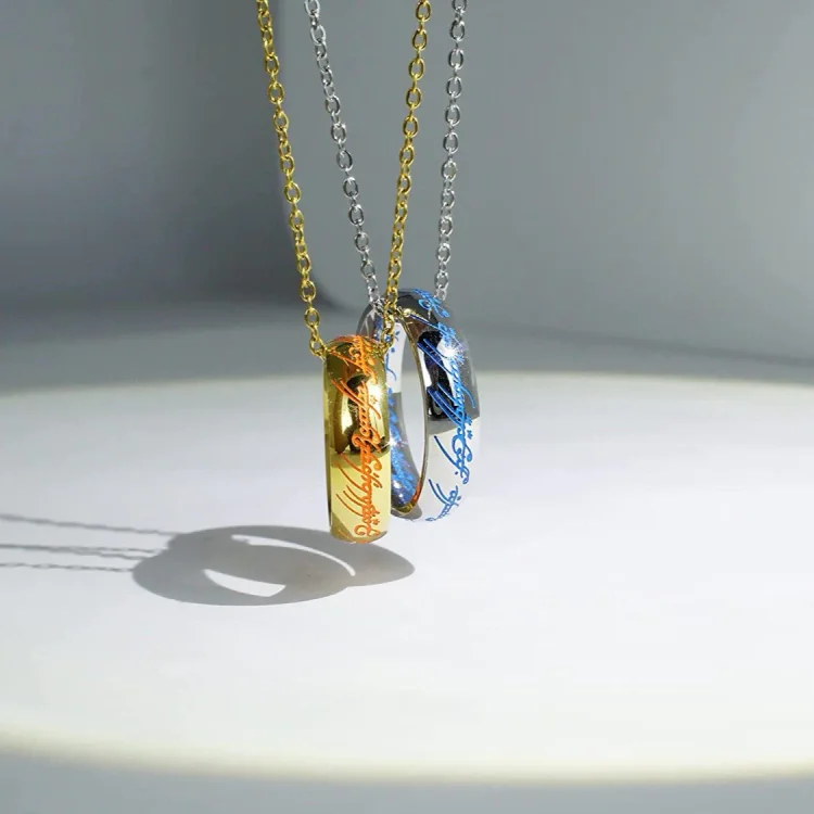 Elvish Ring Glow in the Dark, 1:1 Replica, Magical gift for couples, for boyfriend, or just for yourself (buy two free shipping)