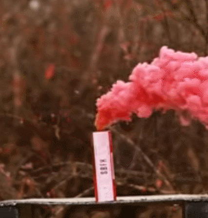 Pull-tab handheld smoke wand (atmosphere smoke)