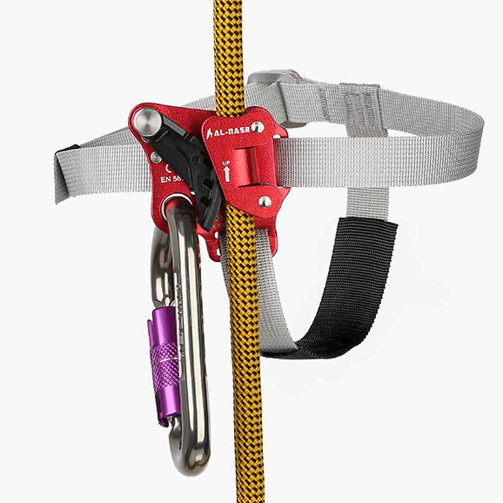 Foot Ascender Anti Fall Right/Left Foot for Rock Climbing Fire Caving